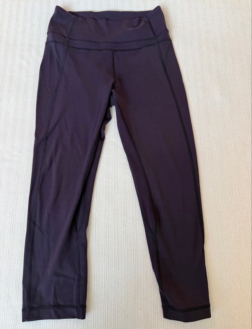 Lululemon Pushing Limits Crop Leggings Black Size 6
